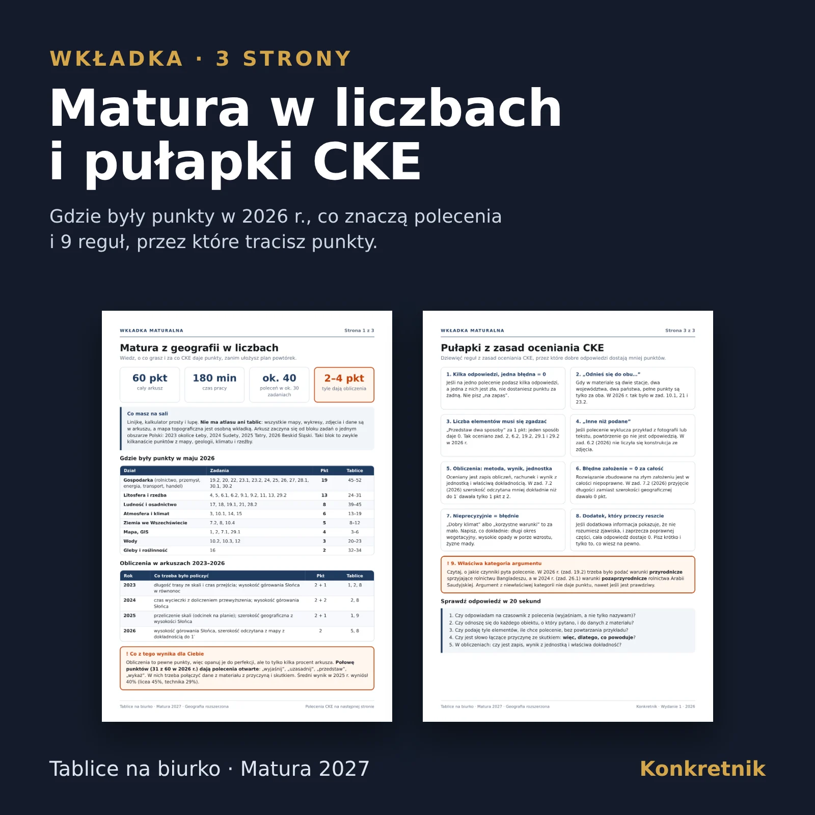 Wkładka maturalna: matura w liczbach i pułapki CKE