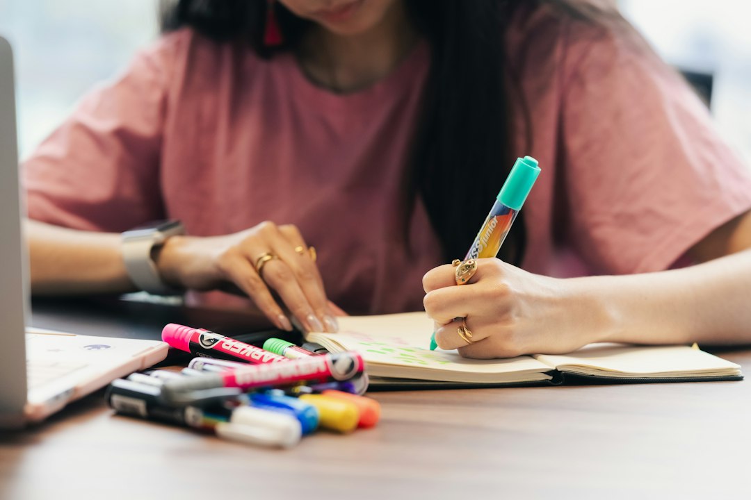 Nauka do egzaminu B1 z polskiego – notatki w zeszycie / Studying for the Polish B1 exam
